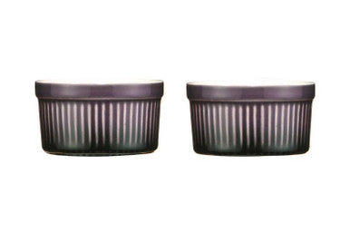 Set of 2 Purple Ramekins