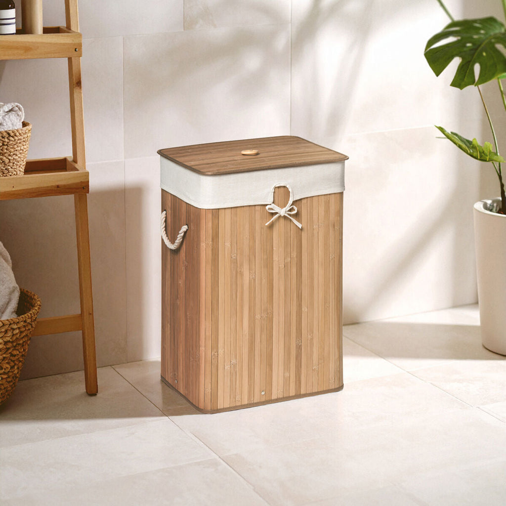 Natural Bamboo Laundry Hamper